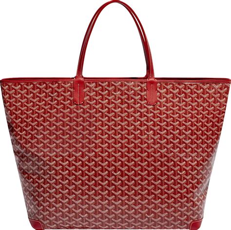 goyard red artois|goyard artois tote bag price.